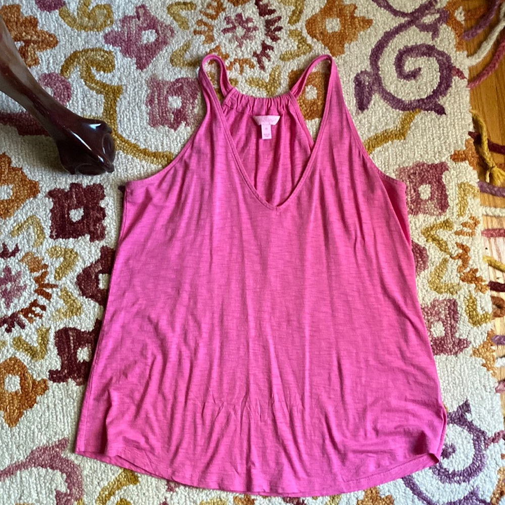 Lilly Pulitzer pink tank size M